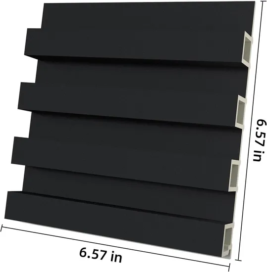 Painel de parede decorativo acústico de carvalho MDF com design moderno 3D da melhor qualidade, ripas de madeira, superfície de PVC à prova de som, placa de MDF de mármore para uso interno de hotel