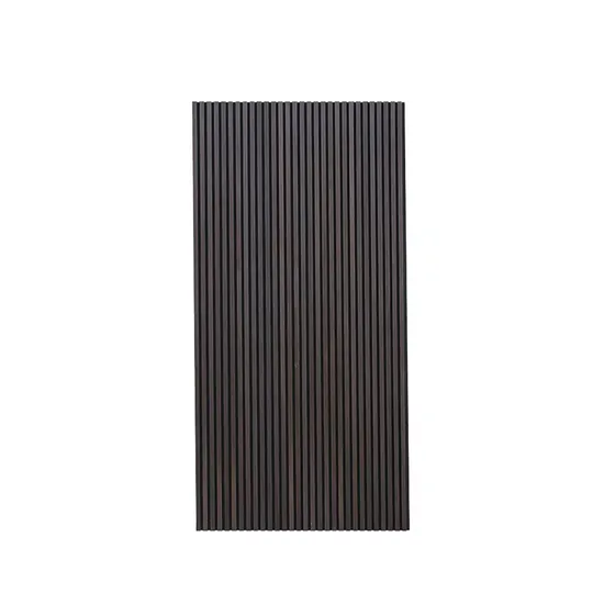 Painel de parede acústico de ripas de madeira com design exclusivo e atmosfera fresca e prazer confortável